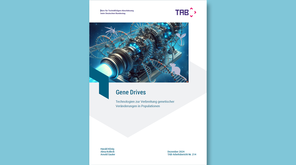 Cover TAB-Arbeitsbericht Nr. 214: Gene Drives